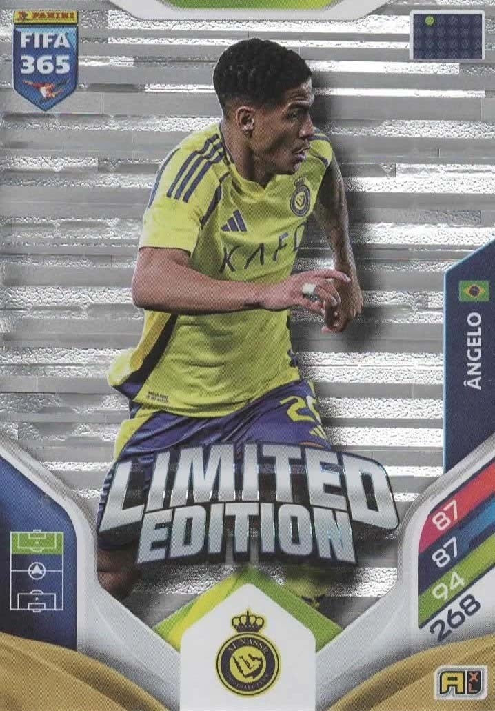 Ângelo Gabriel Limited Edition Al-Nassr FC - Panini FIFA 365 2026 Adrenalyn XL kaart