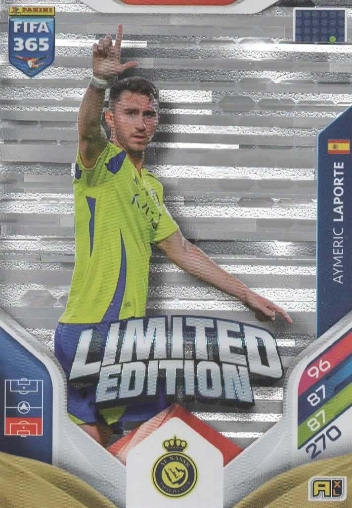Aymeric Laporte Limited Edition Al-Nassr FC - Panini FIFA 365 2026 Adrenalyn XL kaart