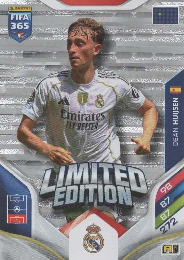 Dean Huijsen Limited Edition Real Madrid CF - Panini FIFA 365 2026 Adrenalyn XL kaart