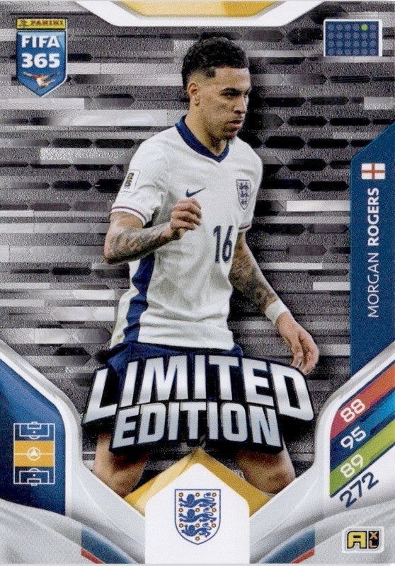 Morgan Rogers Limited Edition England - Panini FIFA 365 2026 Adrenalyn XL kaart