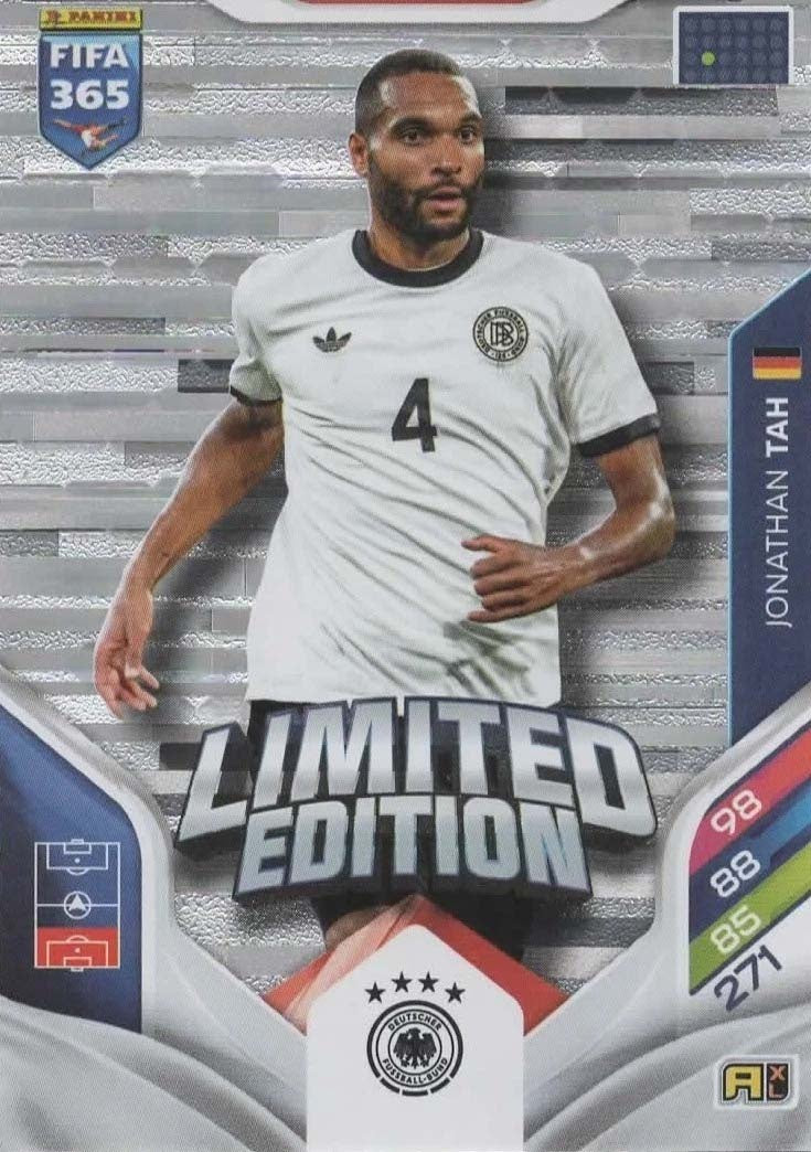 Jonathan Tah Limited Edition Germany - Panini FIFA 365 2026 Adrenalyn XL kaart