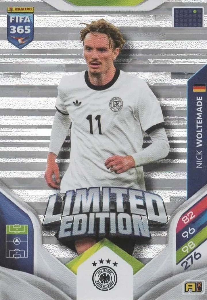 Nick Woltemade Limited Edition Germany - Panini FIFA 365 2026 Adrenalyn XL kaart