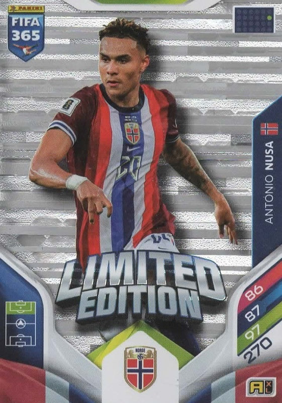 Antonio Nusa Limited Edition Norway - Panini FIFA 365 2026 Adrenalyn XL kaart Main image