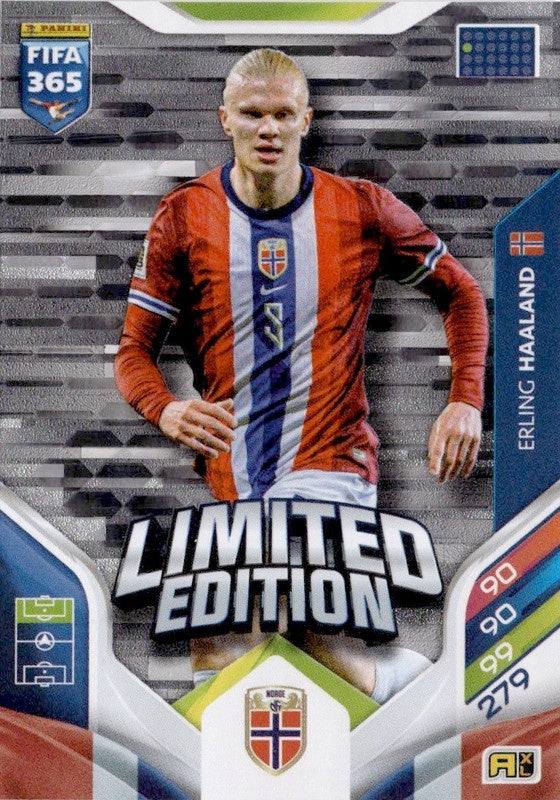 Erling Haaland Limited Edition Norway - Panini FIFA 365 2026 Adrenalyn XL kaart Imagen principal del producto