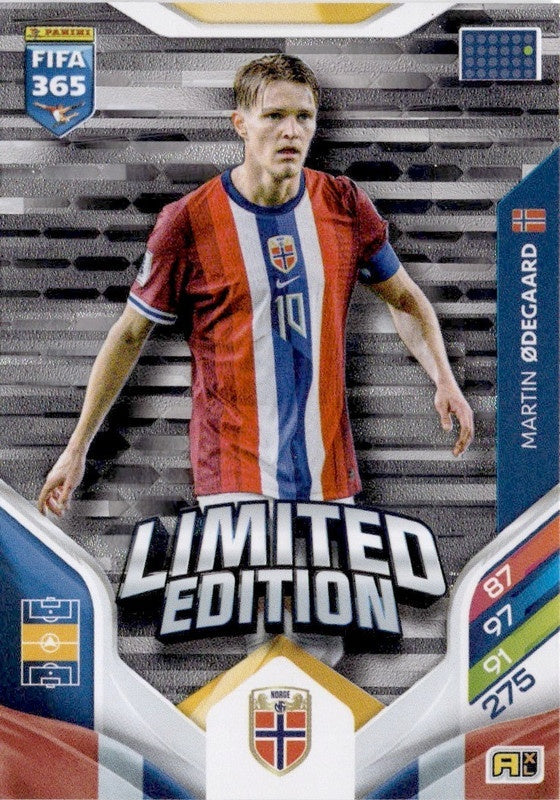Martin Ødegaard Limited Edition Norway - Panini FIFA 365 2026 Adrenalyn XL kaart