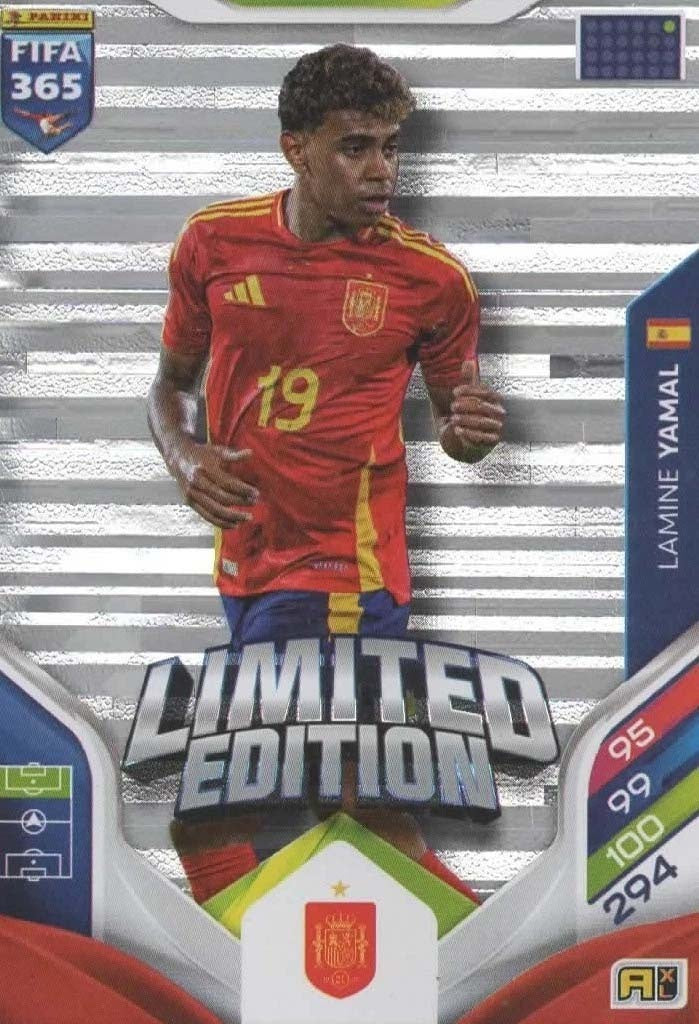 Lamine Yamal Limited Edition Spain - Panini FIFA 365 2026 Adrenalyn XL kaart
