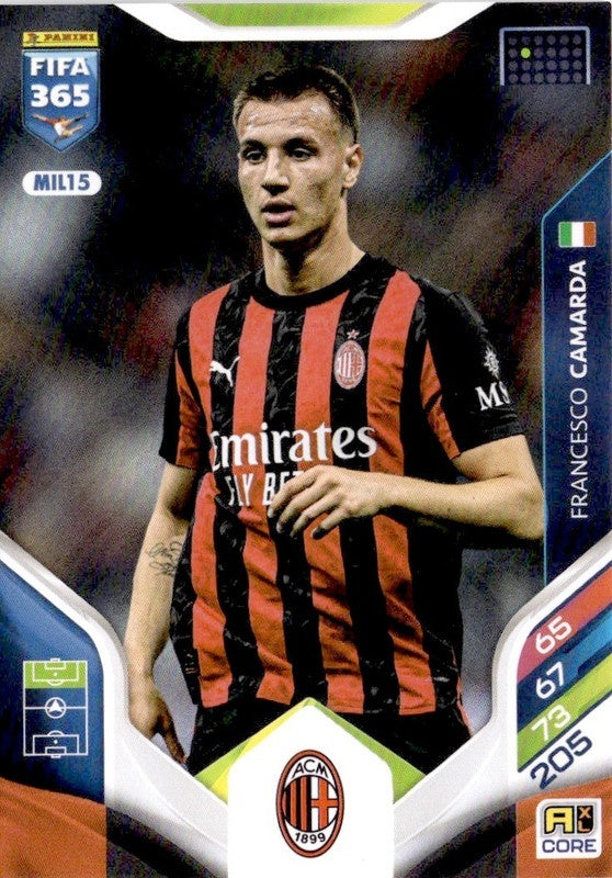 Francesco Camarda Base MIL15 - Panini FIFA 365 2026 Adrenalyn XL kaart