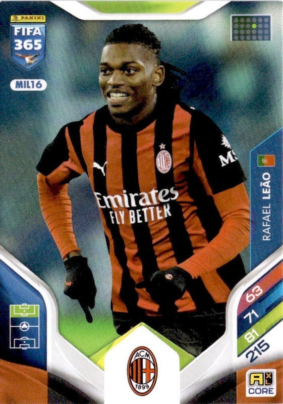 Rafael Leão Base MIL16 - Panini FIFA 365 2026 Adrenalyn XL kaart