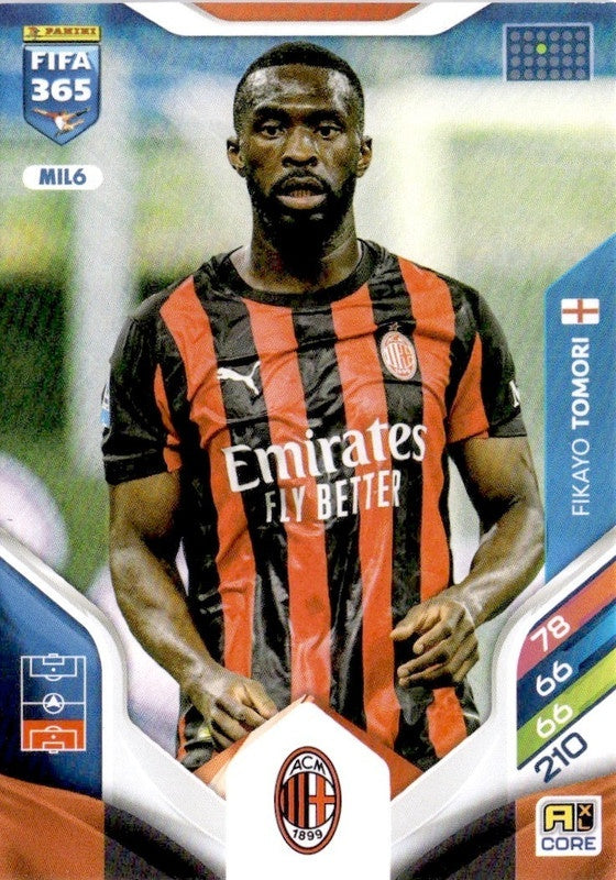Fikayo Tomori Base MIL6 - Panini FIFA 365 2026 Adrenalyn XL kaart