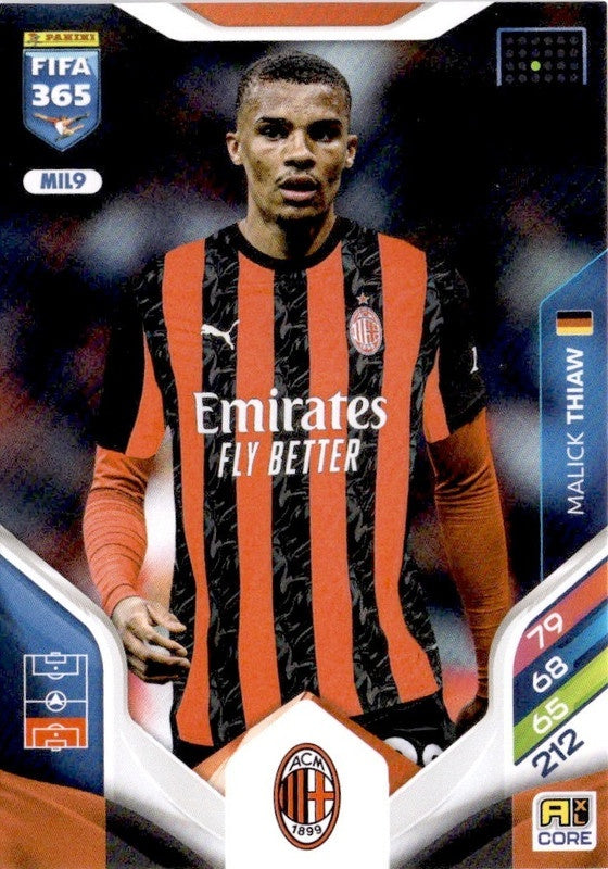 Malick Thlaw Base MIL9 - Panini FIFA 365 2026 Adrenalyn XL kaart