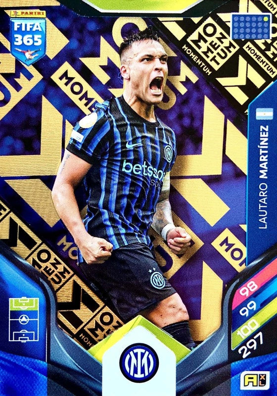 Lautaro Martínez Momentum FC Internazionale Milano - Panini FIFA 365 2026 Adrenalyn XL kaart