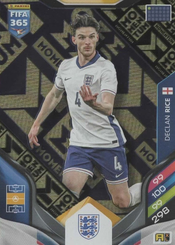 Declan Rice Momentum England - Panini FIFA 365 2026 Adrenalyn XL kaart
