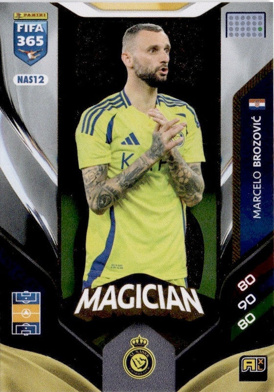 Marcelo Brozović Magician NAS12 - Panini FIFA 365 2026 Adrenalyn XL kaart
