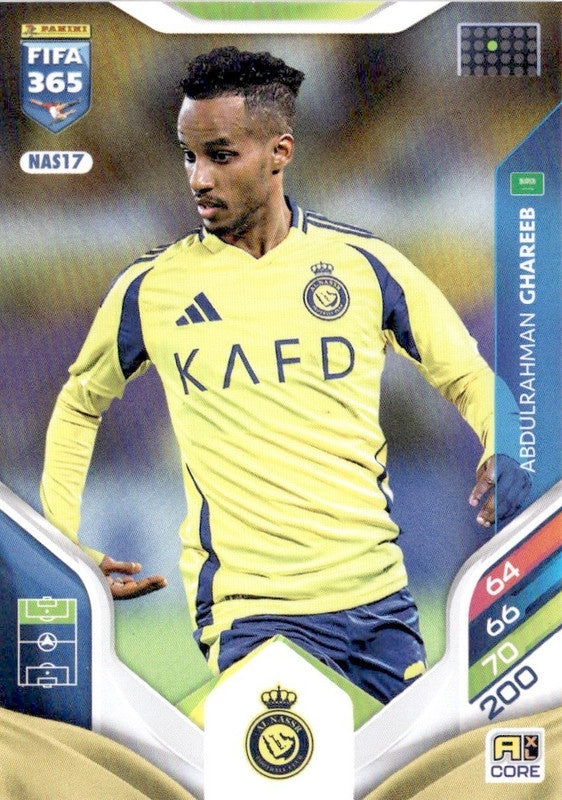 Abdul Rahman Ghareeb Base NAS17 - Panini FIFA 365 2026 Adrenalyn XL kaart