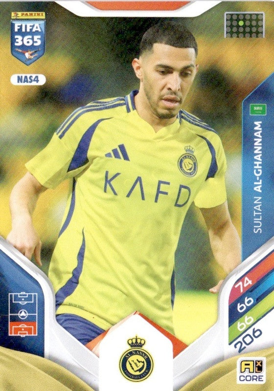 Sultan Al-Ghannam Base NAS4 - Panini FIFA 365 2026 Adrenalyn XL kaart