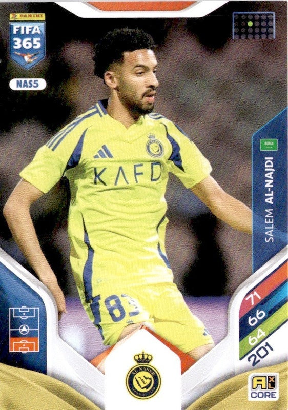 Salem Al-Najdi Base NAS5 - Panini FIFA 365 2026 Adrenalyn XL kaart Image principale du produit