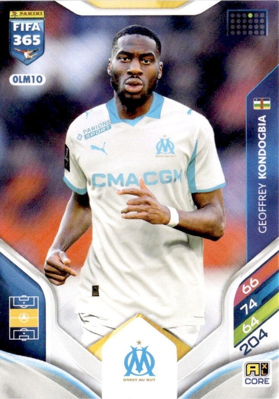 Geoffrey Kondogbia Base OLM10 - Panini FIFA 365 2026 Adrenalyn XL kaart