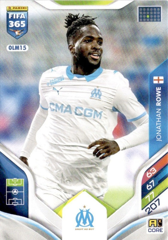 Jonathan Rowe Base OLM15 - Panini FIFA 365 2026 Adrenalyn XL kaart