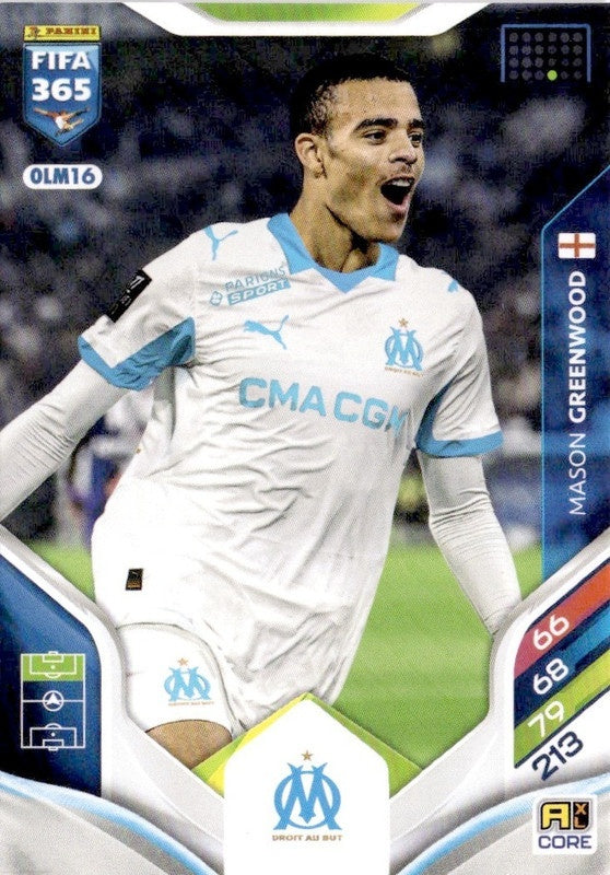 Mason Greenwood Base OLM16 - Panini FIFA 365 2026 Adrenalyn XL kaart