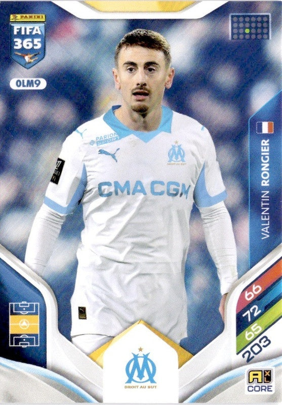 Valentin Rongier Base OLM9 - Panini FIFA 365 2026 Adrenalyn XL kaart Hauptbild