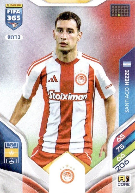 Santiago Hezze Base OLY13 - Panini FIFA 365 2026 Adrenalyn XL kaart