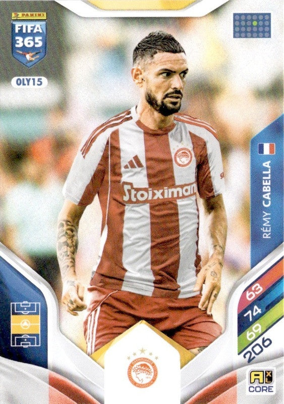 Rémy Cabella Base OLY15 - Panini FIFA 365 2026 Adrenalyn XL kaart