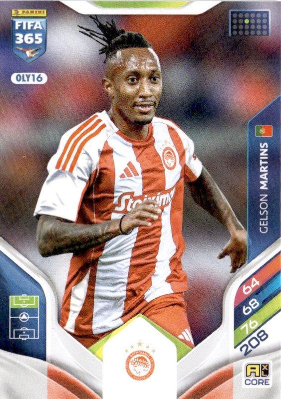 Gelson Martins Base OLY16 - Panini FIFA 365 2026 Adrenalyn XL kaart