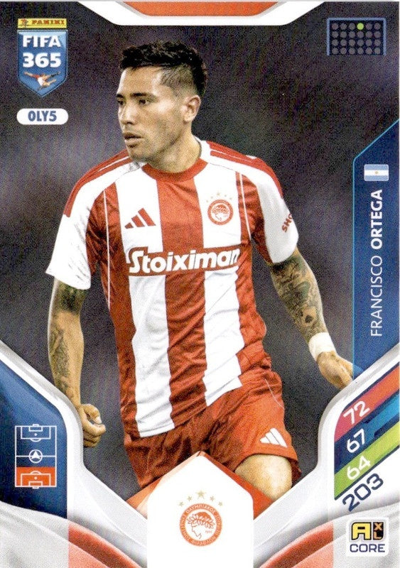Francisco Ortega Base OLY5 - Panini FIFA 365 2026 Adrenalyn XL kaart
