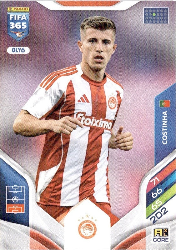 Costinha Base OLY6 - Panini FIFA 365 2026 Adrenalyn XL kaart Main image