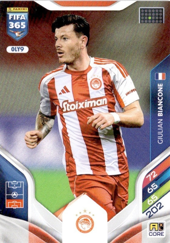 Giulian Biancone Base OLY9 - Panini FIFA 365 2026 Adrenalyn XL kaart