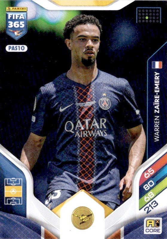 Warren Zaire-Emery Base PAS10 - Panini FIFA 365 2026 Adrenalyn XL kaart Hauptbild