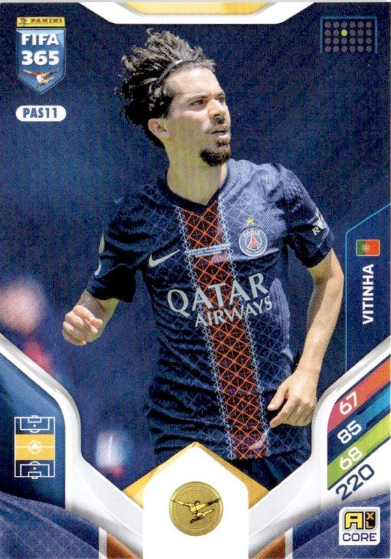 Vitinha Base PAS11 - Panini FIFA 365 2026 Adrenalyn XL kaart