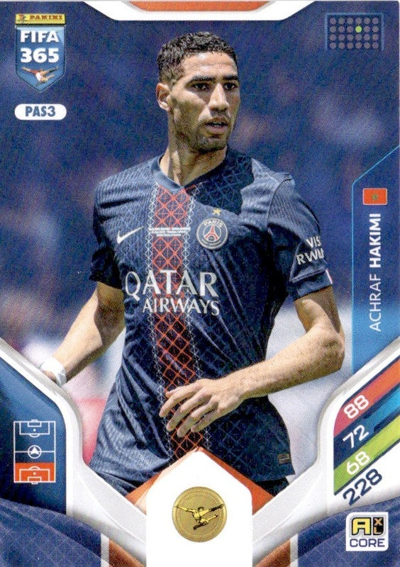 Achraf Hakimi Base PAS3 - Panini FIFA 365 2026 Adrenalyn XL kaart Image principale du produit