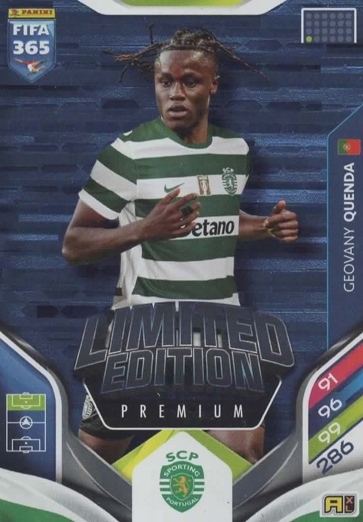 Geovany Quenda Premium Limited Edition Sporting CP - Panini FIFA 365 2026 Adrenalyn XL kaart Hauptbild