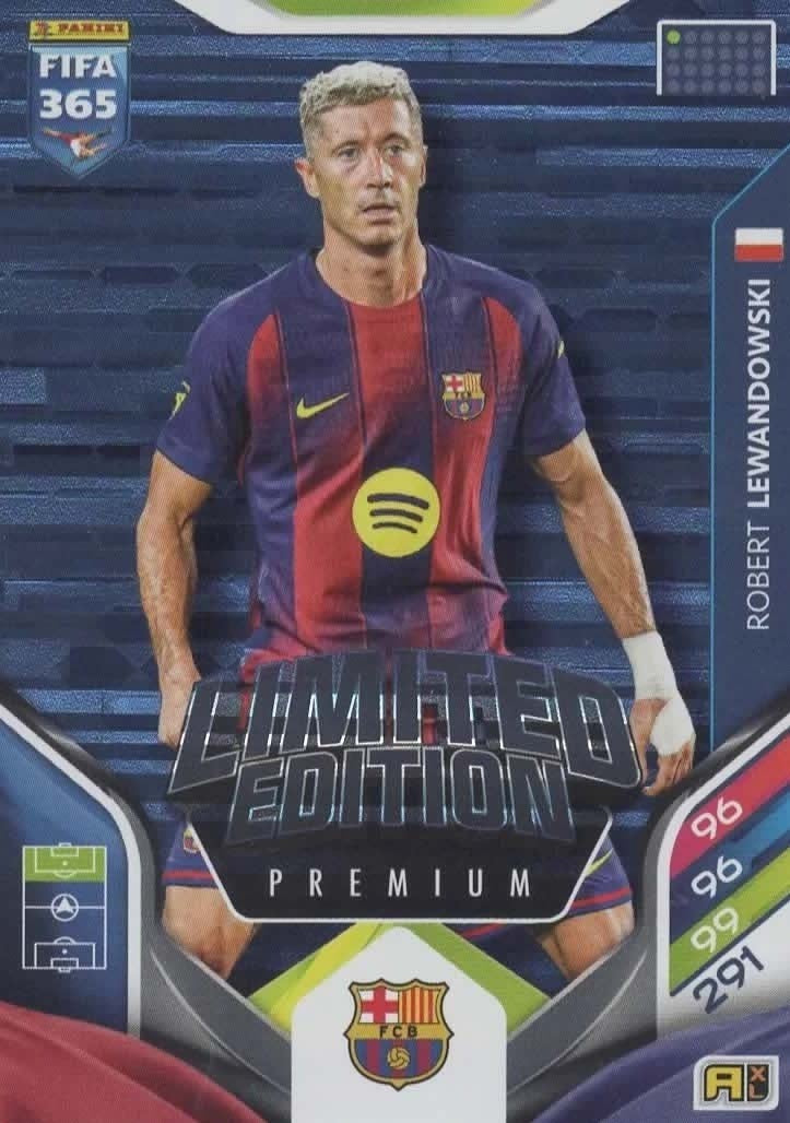 Robert Lewandowski Premium Limited Edition FC Barcelona - Panini FIFA 365 2026 Adrenalyn XL kaart Hauptbild