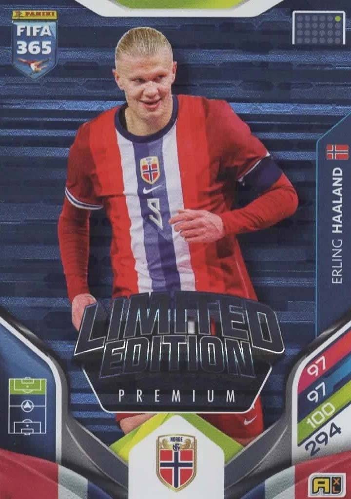 Erling Haaland Premium Limited Edition Norway - Panini FIFA 365 2026 Adrenalyn XL kaart