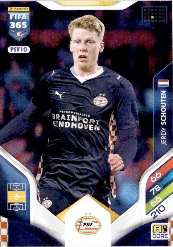 Jerdy Schouten Base PSV10 - Panini FIFA 365 2026 Adrenalyn XL kaart Hauptbild