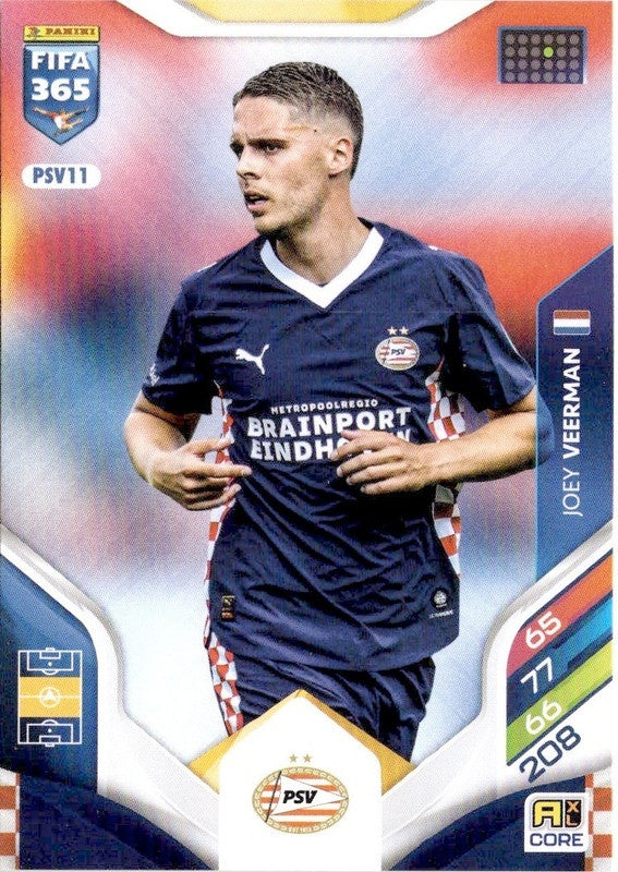 Joey Veerman Base PSV11 - Panini FIFA 365 2026 Adrenalyn XL kaart