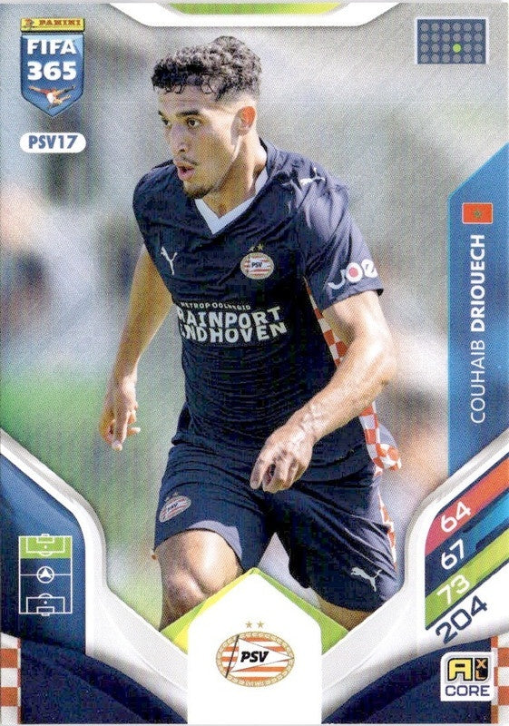 Couhaib Driouech Base PSV17 - Panini FIFA 365 2026 Adrenalyn XL kaart