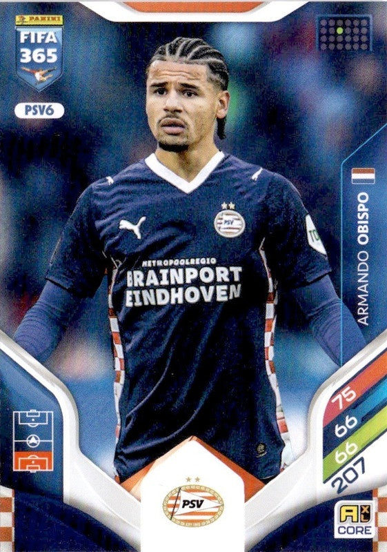 Armando Obispo Base PSV6 - Panini FIFA 365 2026 Adrenalyn XL kaart Hauptbild