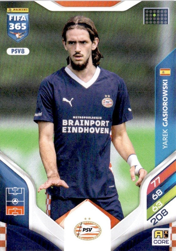 Yarek Gasiorowski Base PSV8 - Panini FIFA 365 2026 Adrenalyn XL kaart