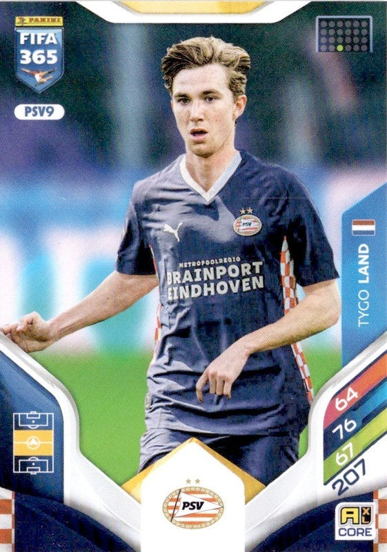 Tygo Land Base PSV9 - Panini FIFA 365 2026 Adrenalyn XL kaart