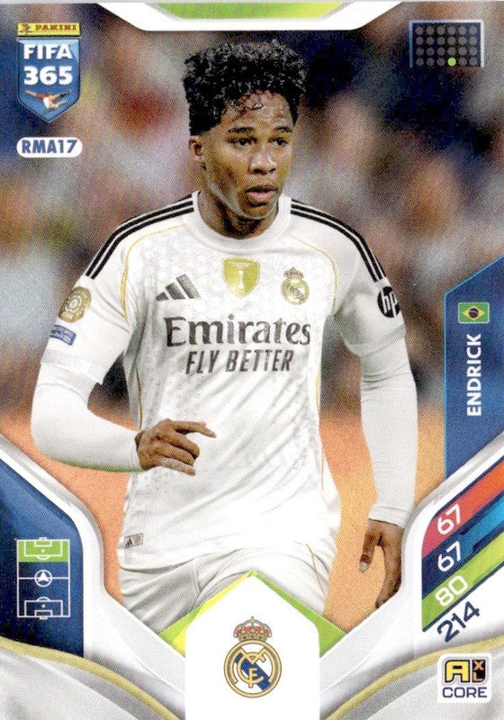 Endrick Base RMA17 - Panini FIFA 365 2026 Adrenalyn XL kaart
