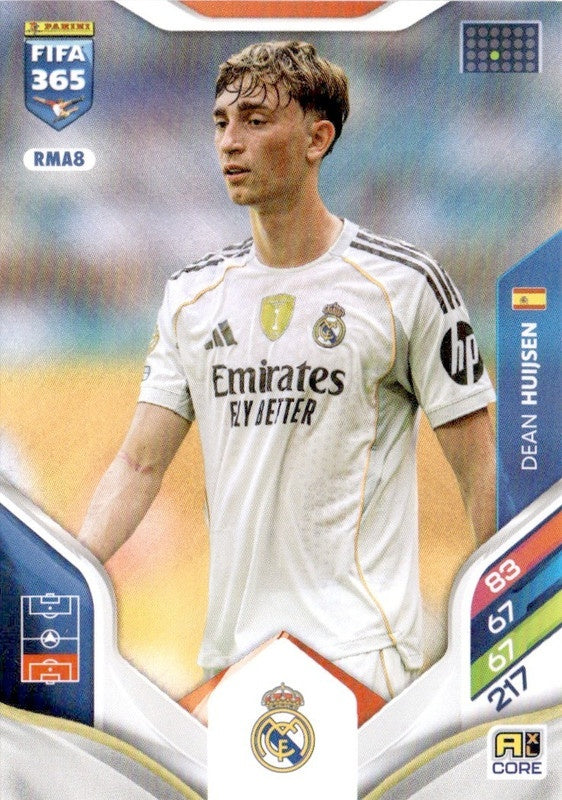Dean Huijsen Base RMA8 - Panini FIFA 365 2026 Adrenalyn XL kaart Main image