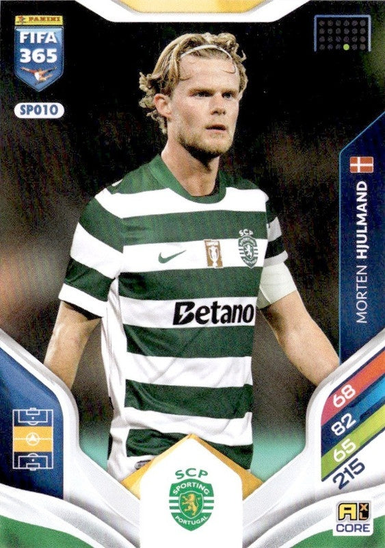 Morten Hjulmand Base SPO10 - Panini FIFA 365 2026 Adrenalyn XL kaart