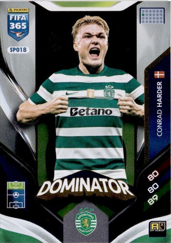 Conrad Harder Dominator SPO18 - Panini FIFA 365 2026 Adrenalyn XL kaart