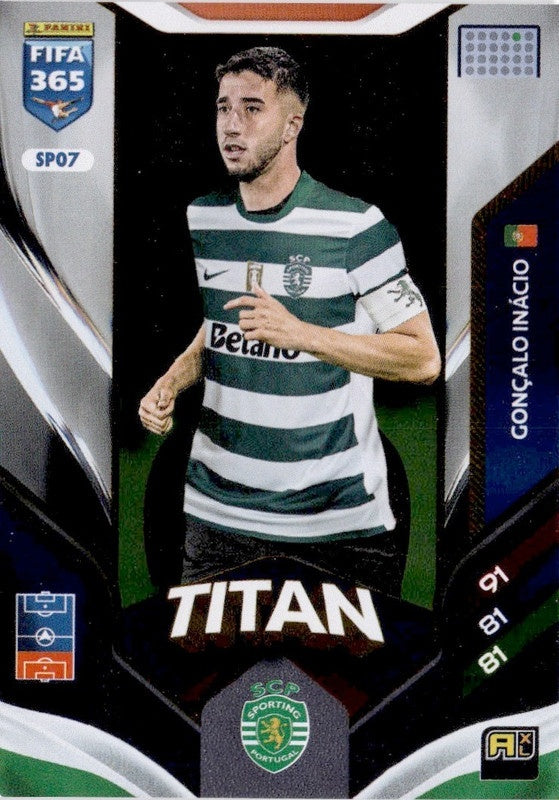 Gonçalo Inácio Titan SPO7 - Panini FIFA 365 2026 Adrenalyn XL kaart Hauptbild