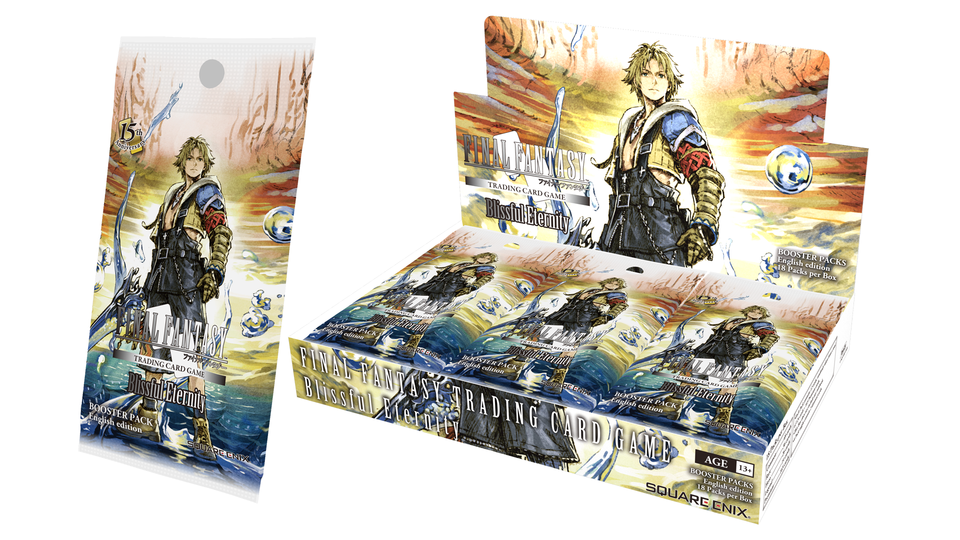 Blissful Eternity booster pack en booster display officiële productafbeelding