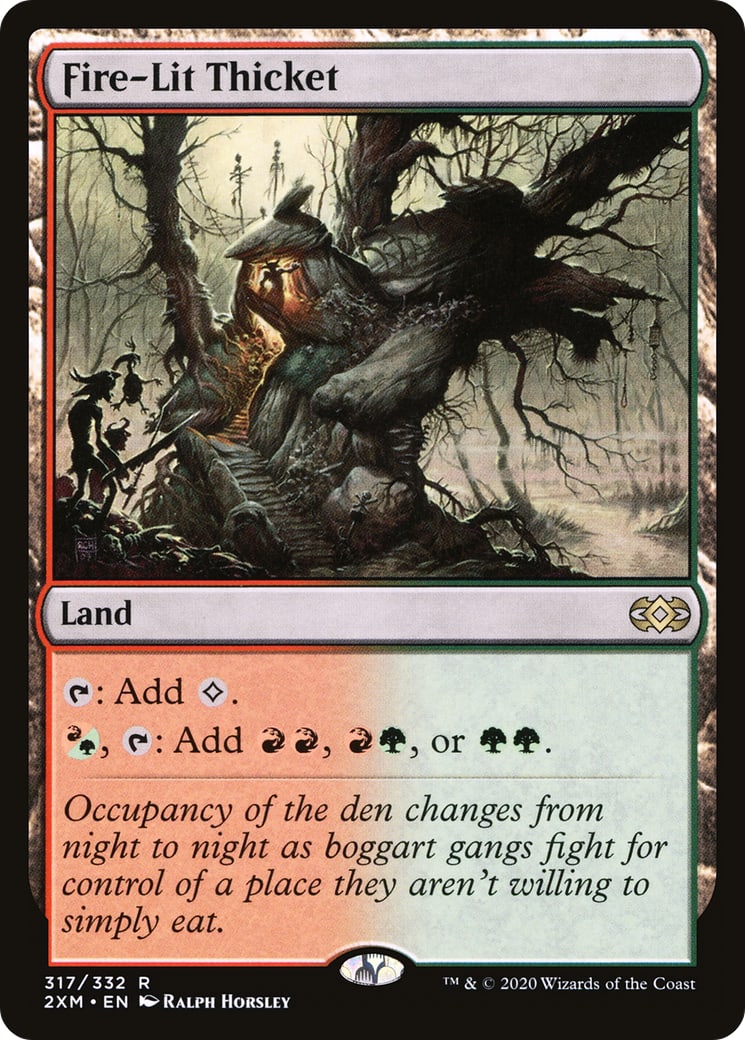 Fire-Lit Thicket – Double Masters 317 – Magic: The Gathering single card | Lichcards Main image