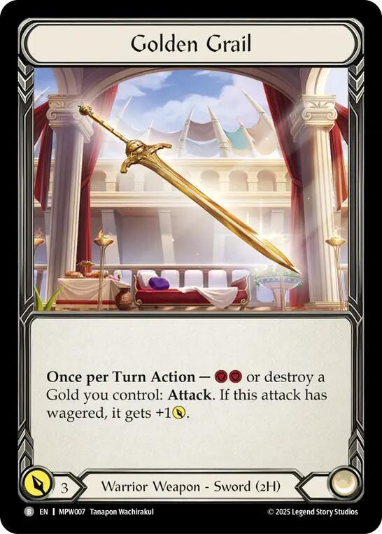Golden Grail wapenkaart uit Armory Deck: Olympia